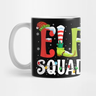 Elf Squad Christmas Family Matching Xmas Elf Pajamas Mug